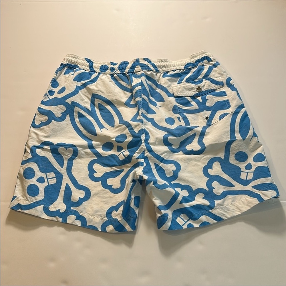 Psycho Bunny Graphic Bunny Print Swim Shorts